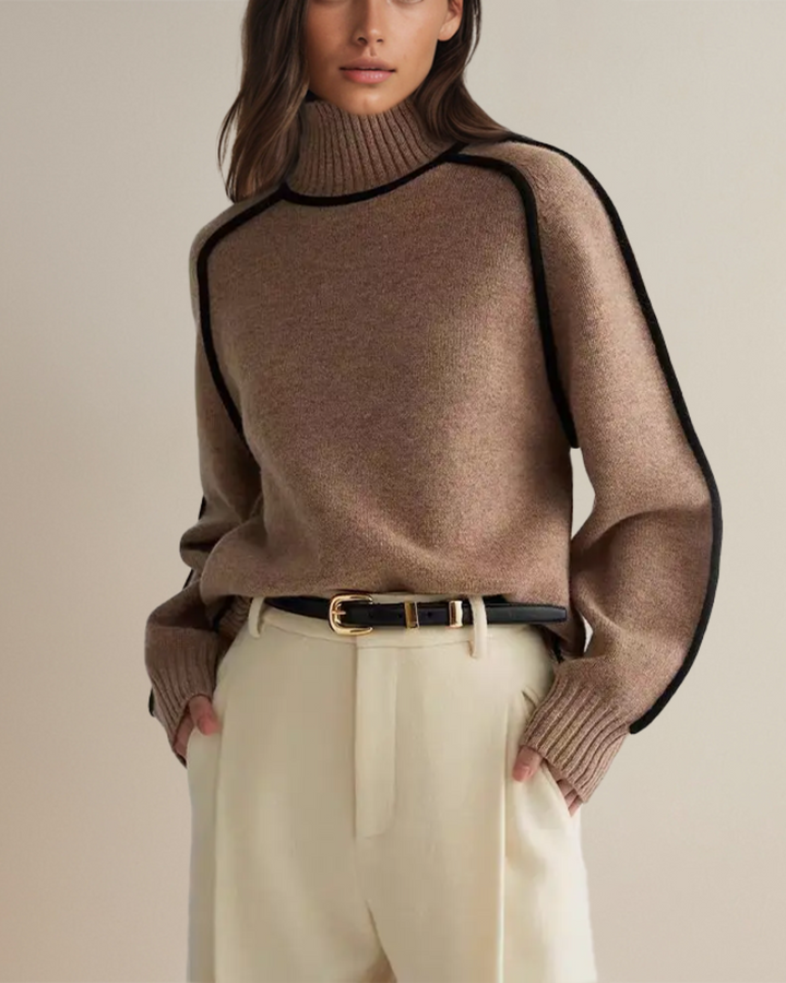 CLAIRE | Sophisticated Softness Damen-Rollkragenpullover