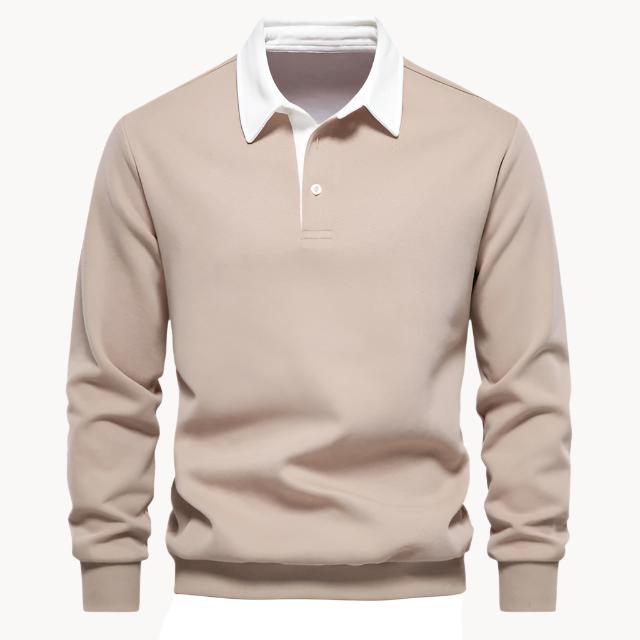 Carlos | Elegant Vielseitig Komfort Herren Winter Polo