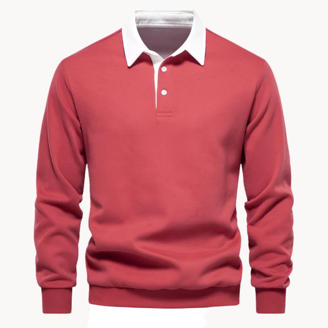 Carlos | Elegant Vielseitig Komfort Herren Winter Polo