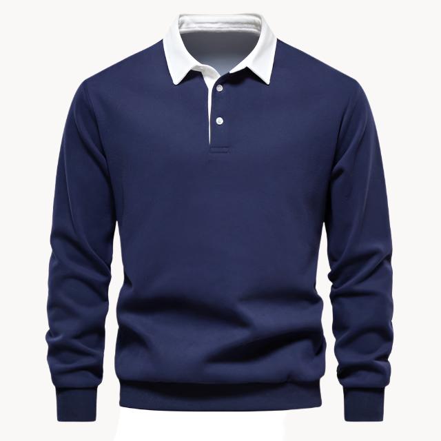 Carlos | Elegant Vielseitig Komfort Herren Winter Polo