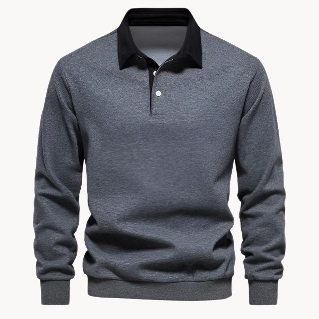Carlos | Elegant Vielseitig Komfort Herren Winter Polo