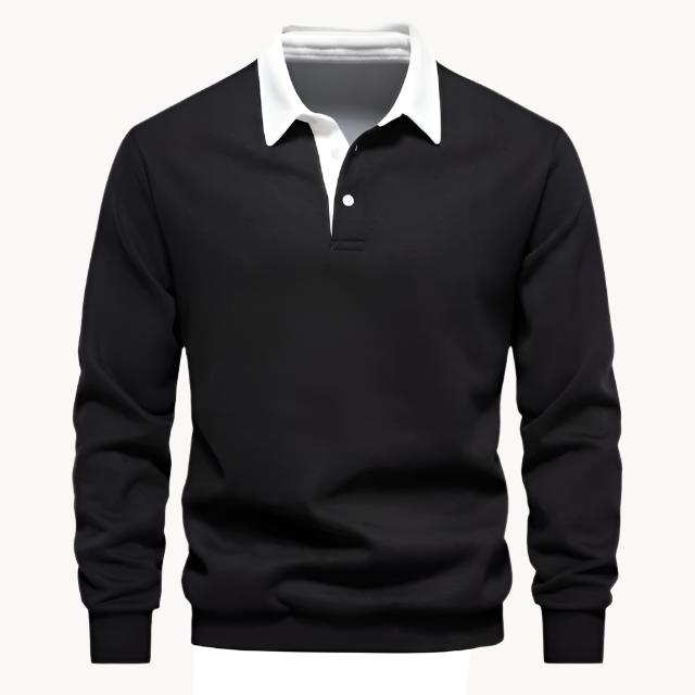 Carlos | Elegant Vielseitig Komfort Herren Winter Polo