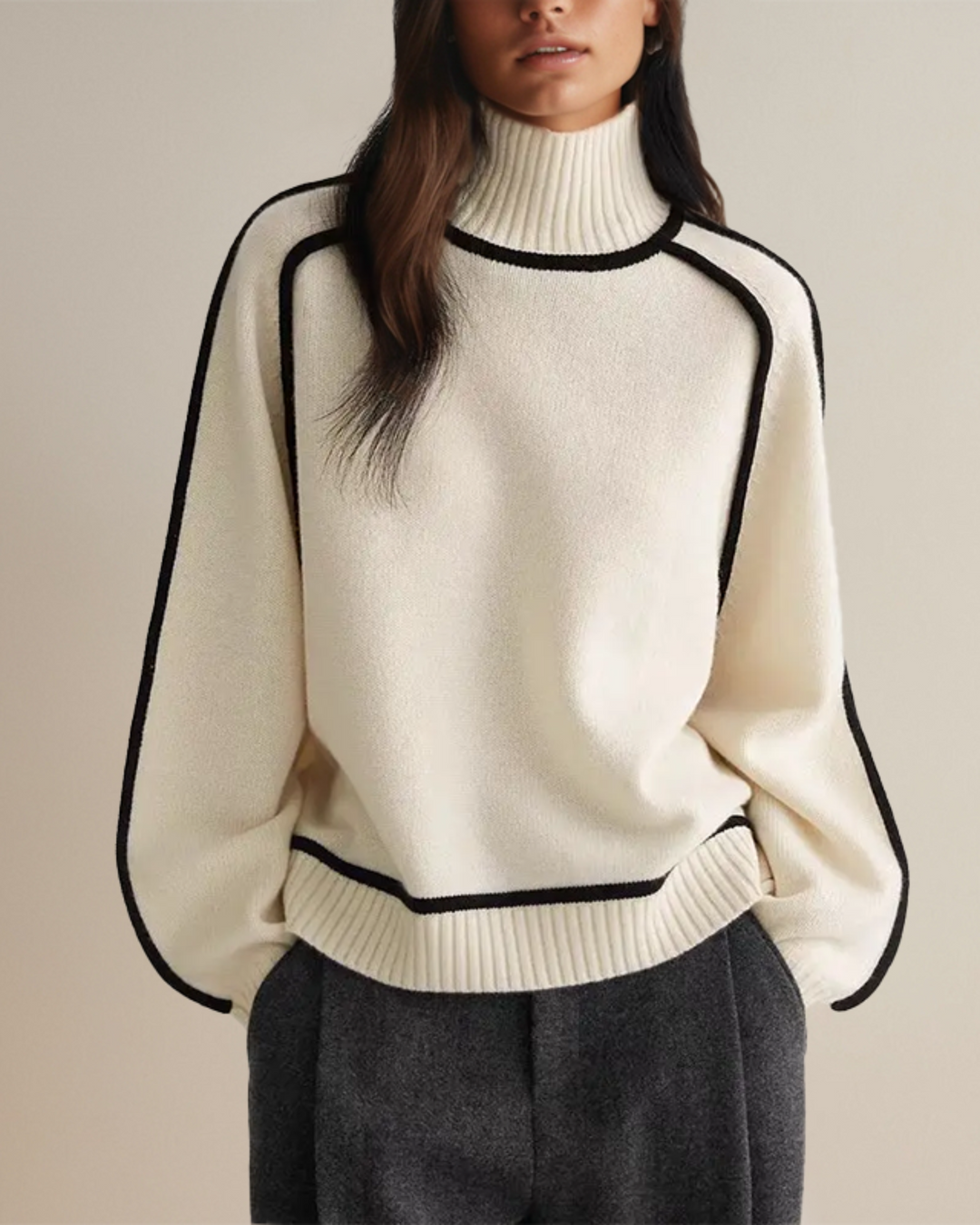 CLAIRE | Sophisticated Softness Damen-Rollkragenpullover