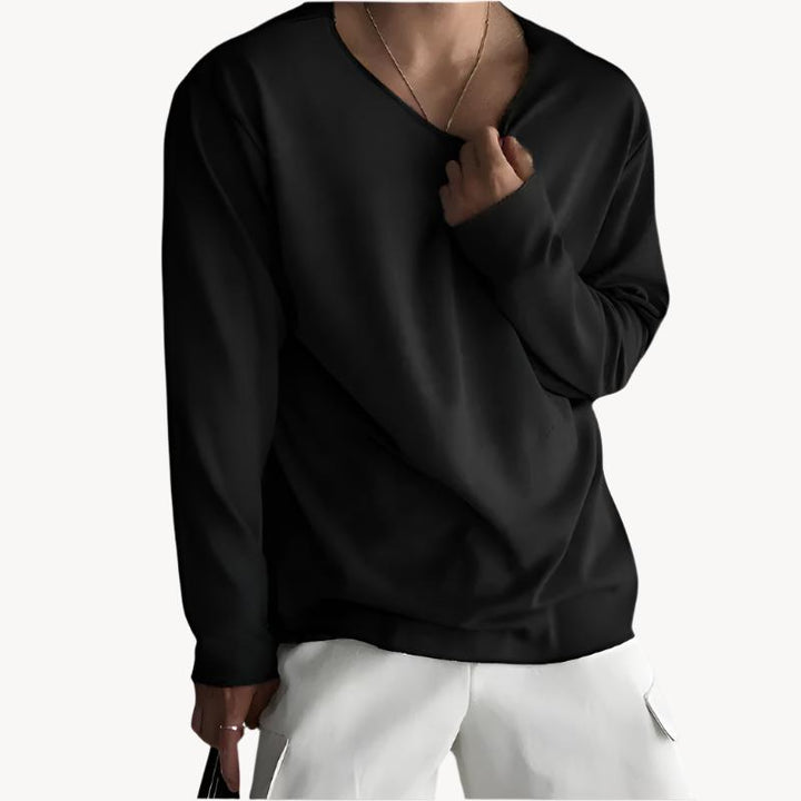 ROMA | Atmungsaktives, elegantes Design Herren T-Shirt mit langen Ärmeln