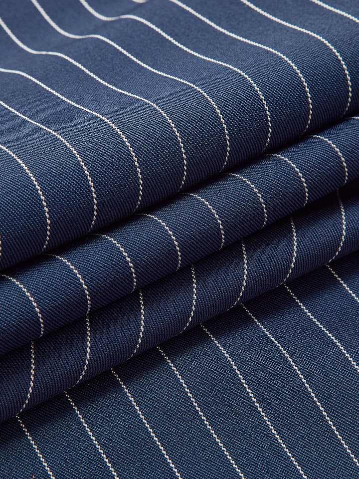 Isalie | Chic Nadelstreifen Plissee Design Damenhosen