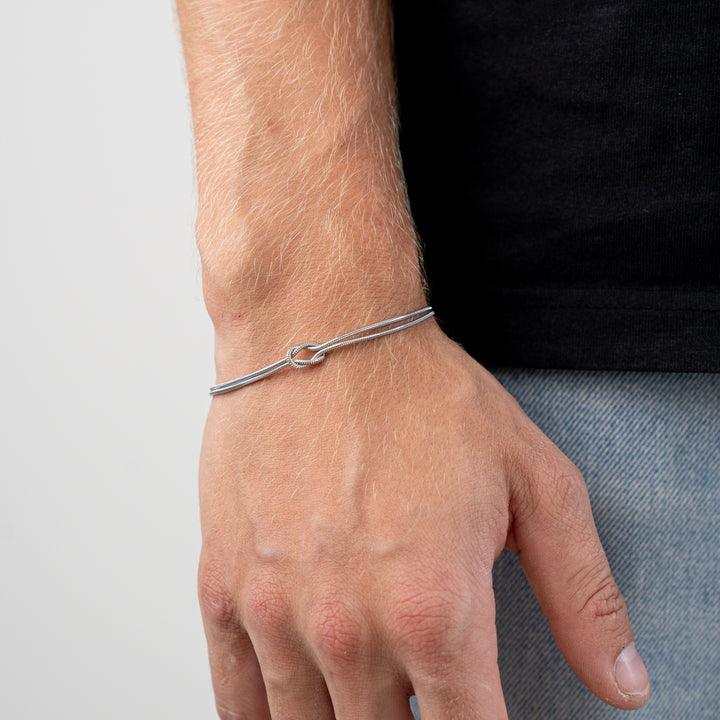 Never Ending Armband 1.5MM (Silber)