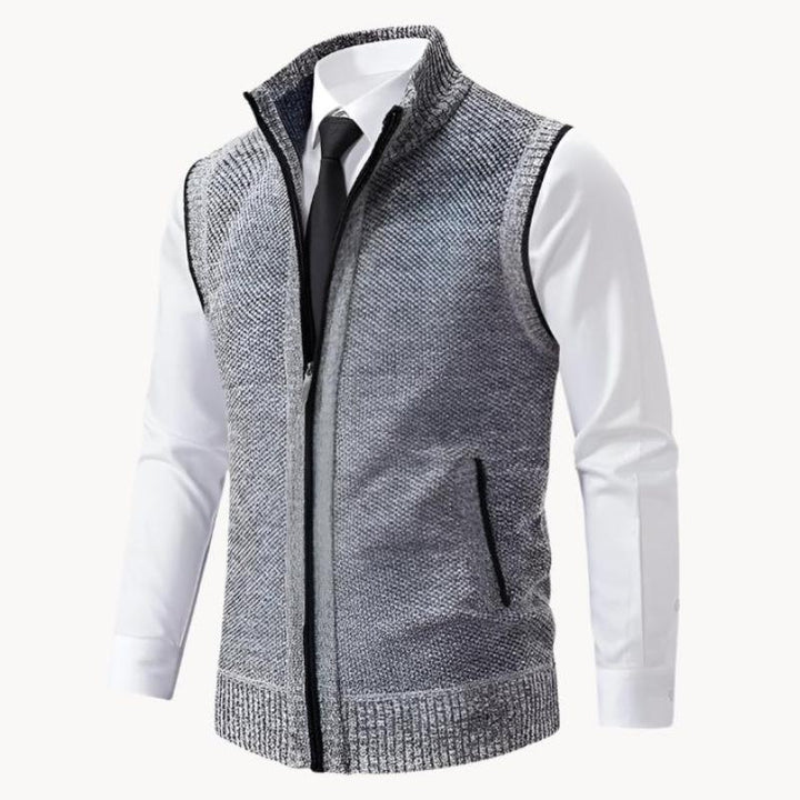 Cezar | Elegante vielseitige Herrenstrickweste