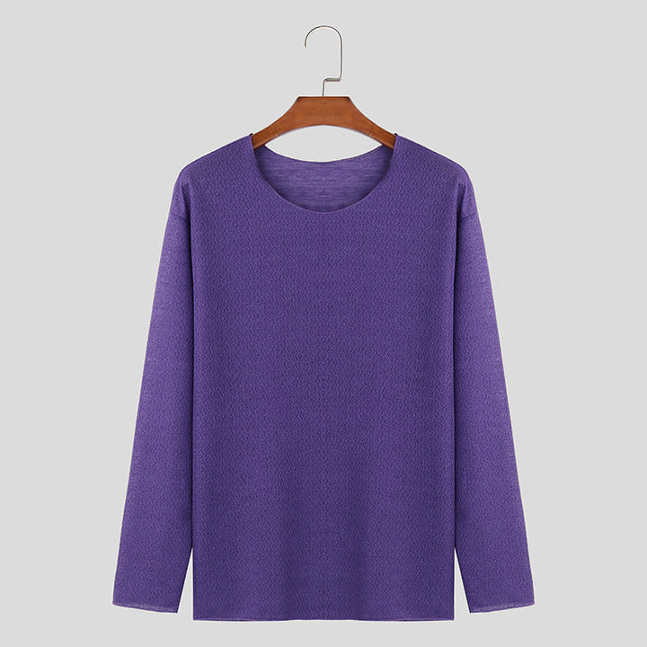 ROMA | Atmungsaktives, elegantes Design Herren T-Shirt mit langen Ärmeln