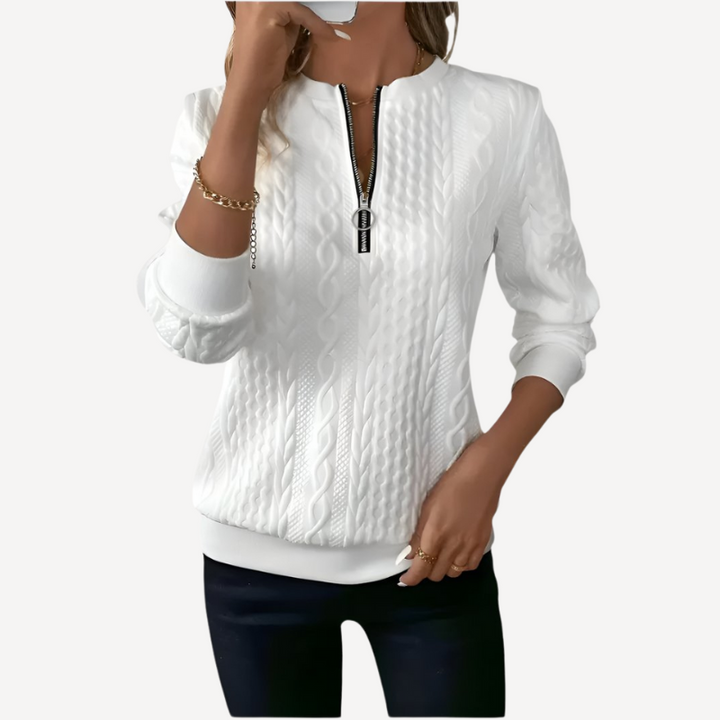 Irma | Eleganter & warmer Pullover für Damen aus einer Mischung