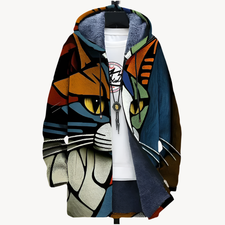 Leiara | Damenjacke mit künstlerischem Druckdesign