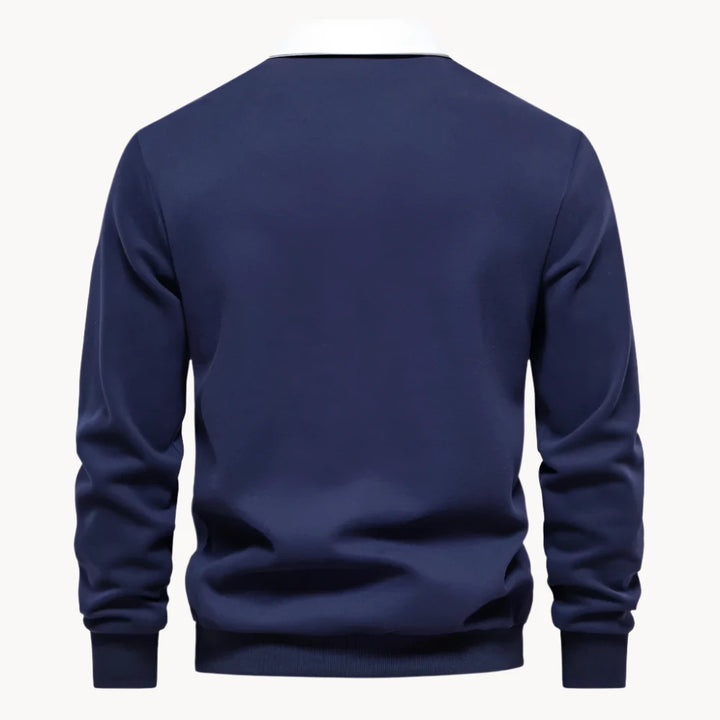 Carlos | Elegant Vielseitig Komfort Herren Winter Polo