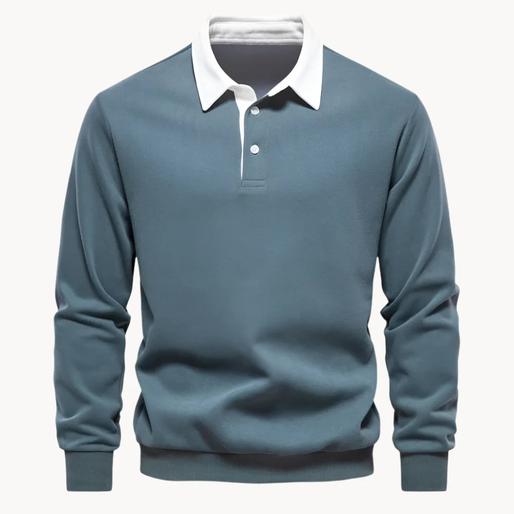 Carlos | Elegant Vielseitig Komfort Herren Winter Polo