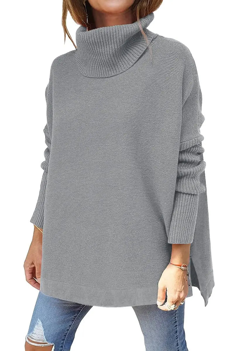 Avril | Luxuriös weicher Rollkragenpullover für Damen aus Strick