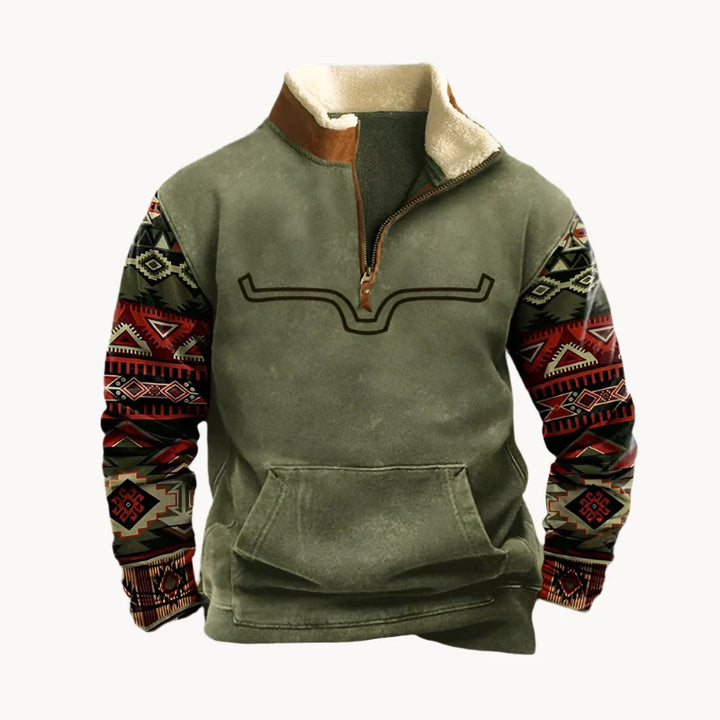 Dario | Versatile Warmth Man's Quarter Zip-Up Pullover