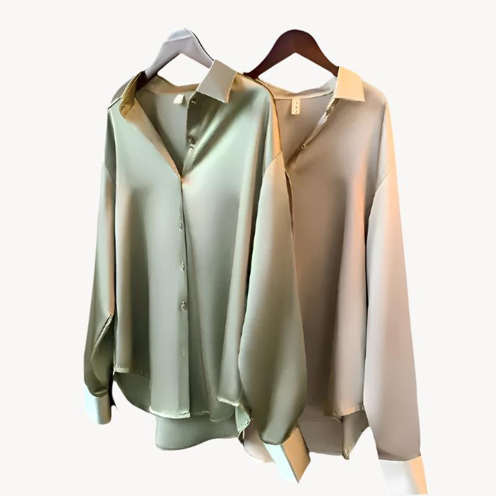 Eva | Elegantes Soft Touch Damenhemd