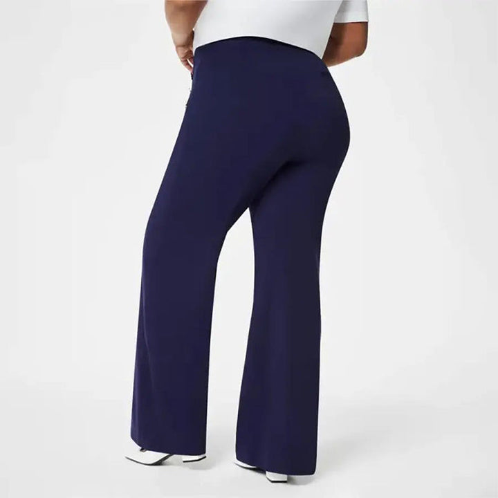 Eleganz und Komfort – Die Stretch-High-Waist-Hose für Damen in Plus-Size